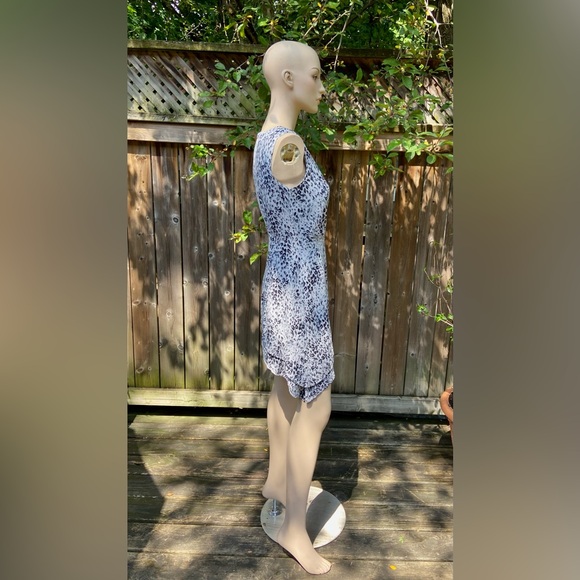 Animal Print Asymmetrical Mini Dress - Picture 12 of 14